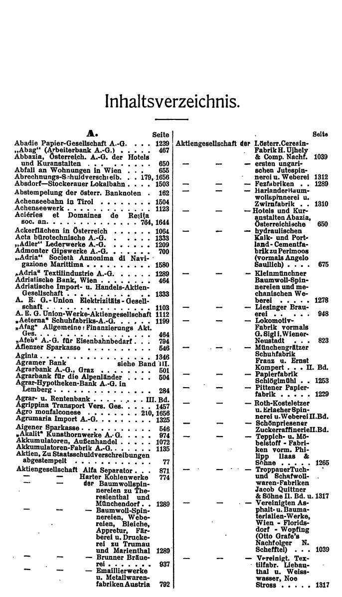 Compass. Finanzielles Jahrbuch 1925, Band I: Österreich. - Page 19