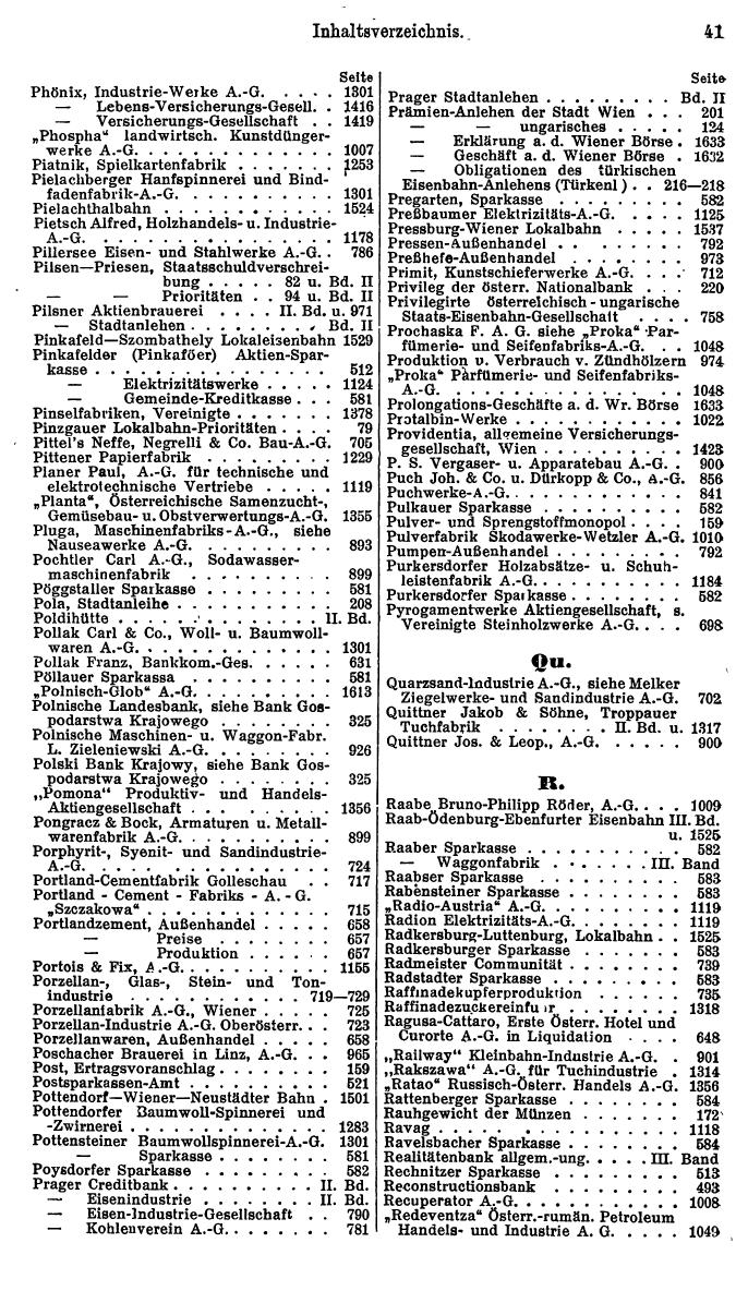 Compass. Finanzielles Jahrbuch 1925, Band I: Österreich. - Page 45