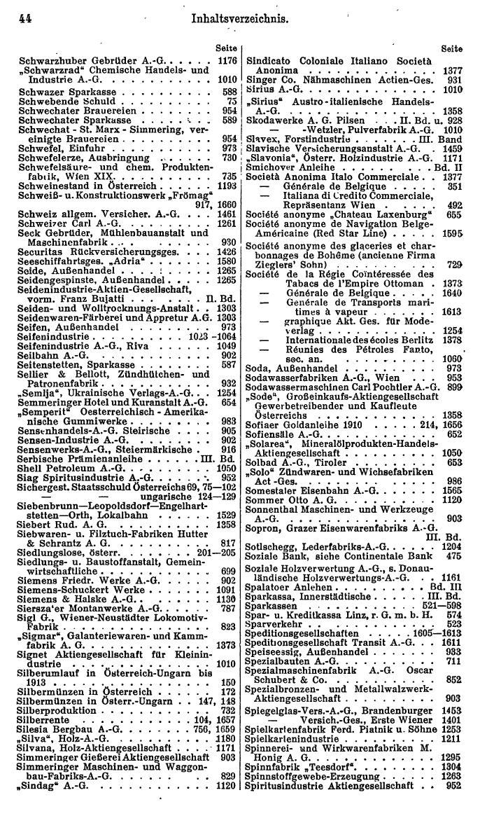 Compass. Finanzielles Jahrbuch 1925, Band I: Österreich. - Page 48