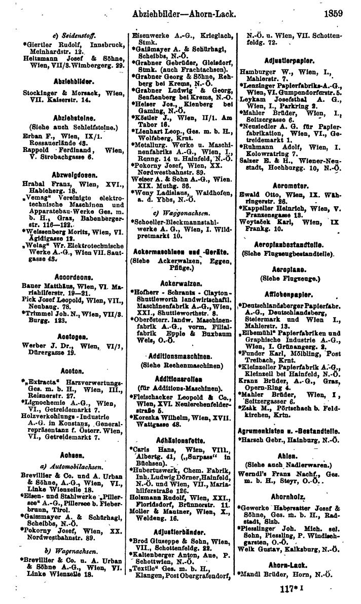 Compass. Finanzielles Jahrbuch 1925, Band IV: Österreich. - Page 2042