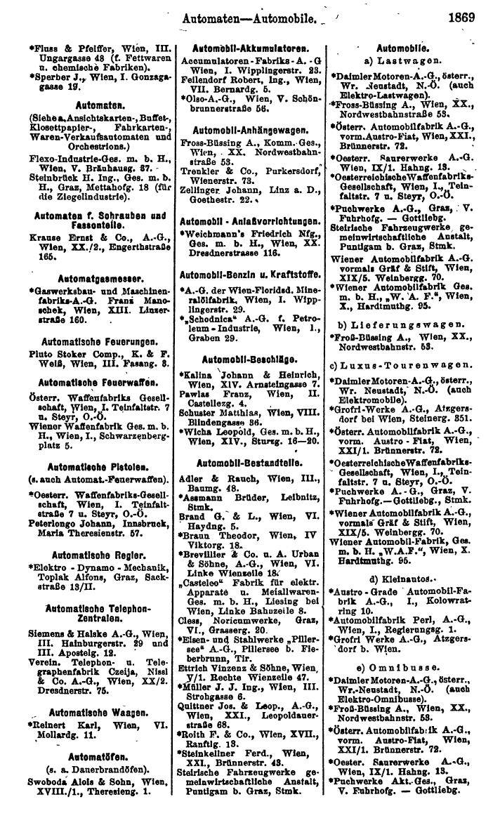 Compass. Finanzielles Jahrbuch 1925, Band IV: Österreich. - Seite 2052