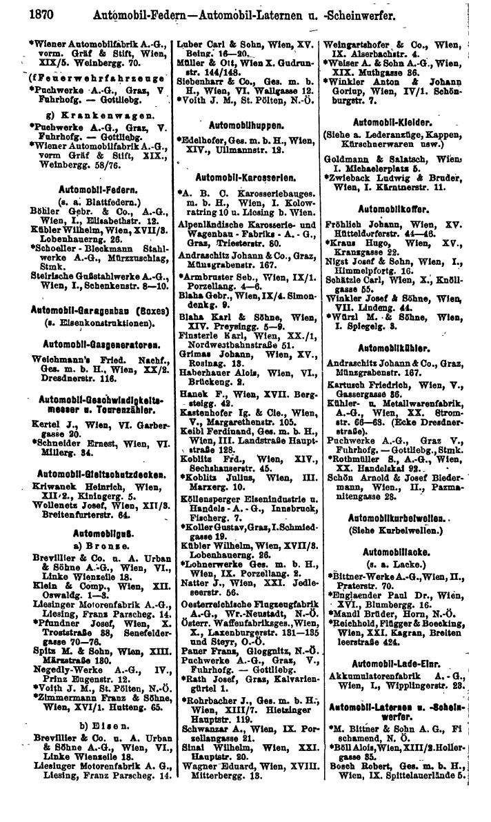 Compass. Finanzielles Jahrbuch 1925, Band IV: Österreich. - Page 2053