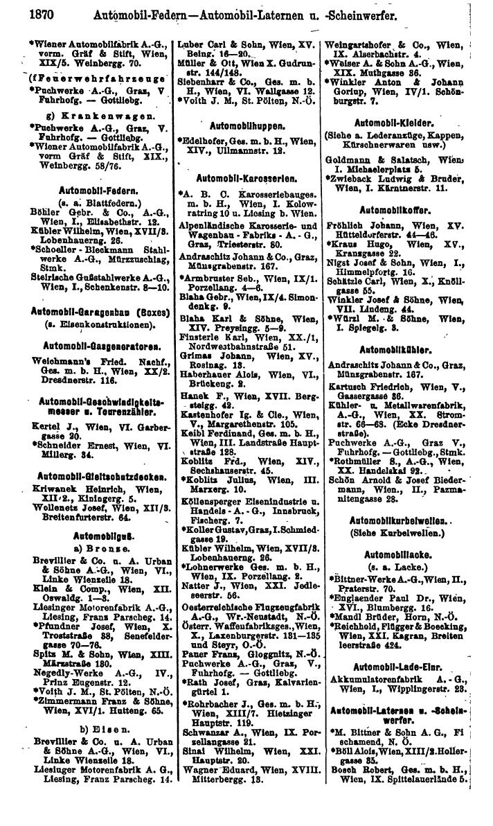 Compass. Finanzielles Jahrbuch 1925, Band IV: Österreich. - Seite 2053