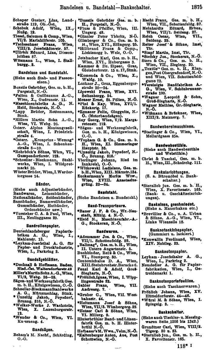 Compass. Finanzielles Jahrbuch 1925, Band IV: Österreich. - Seite 2058