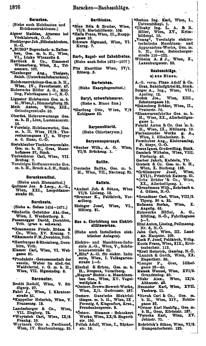 Compass. Finanzielles Jahrbuch 1925, Band IV: Österreich. - Page 2059