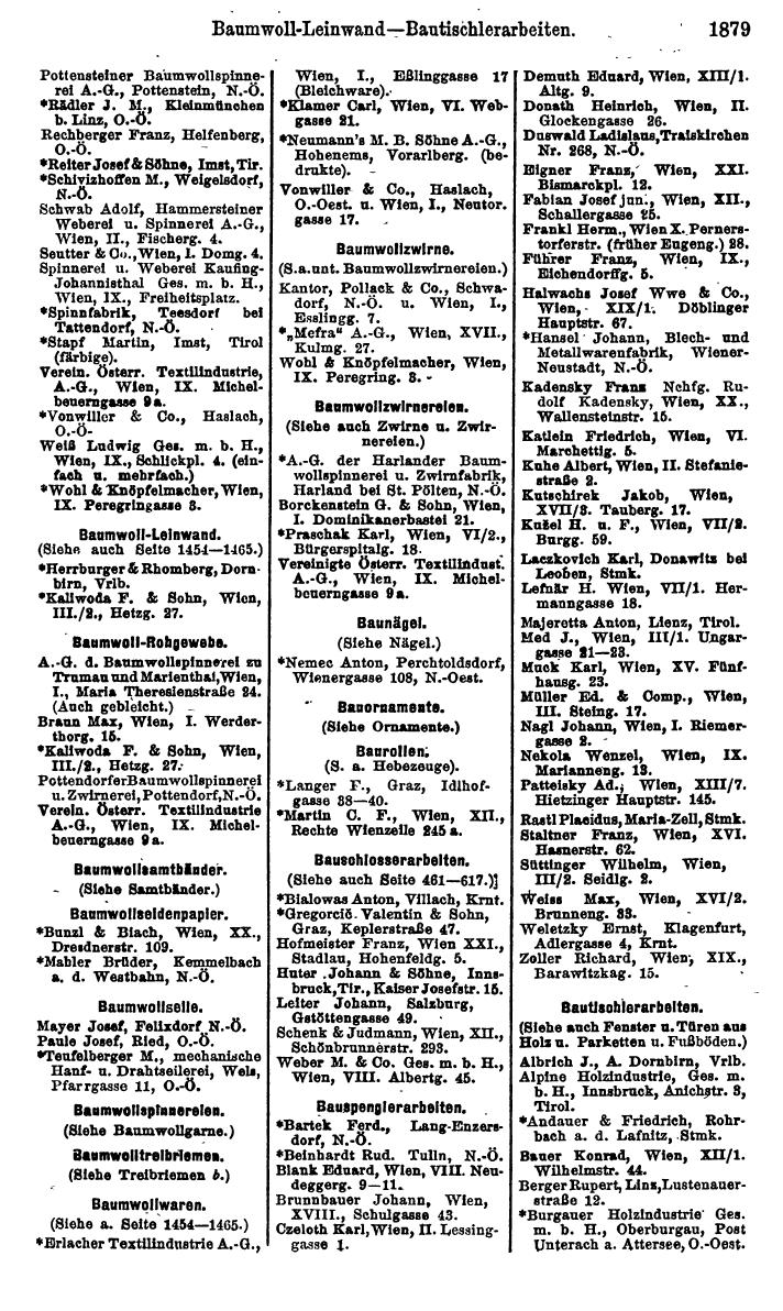 Compass. Finanzielles Jahrbuch 1925, Band IV: Österreich. - Seite 2062