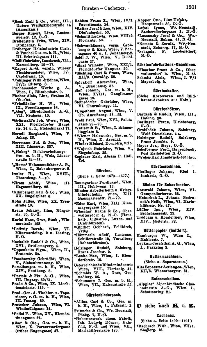 Compass. Finanzielles Jahrbuch 1925, Band IV: Österreich. - Seite 2084