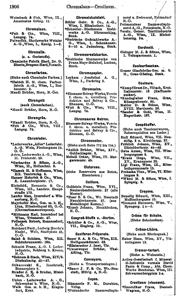 Compass. Finanzielles Jahrbuch 1925, Band IV: Österreich. - Page 2089