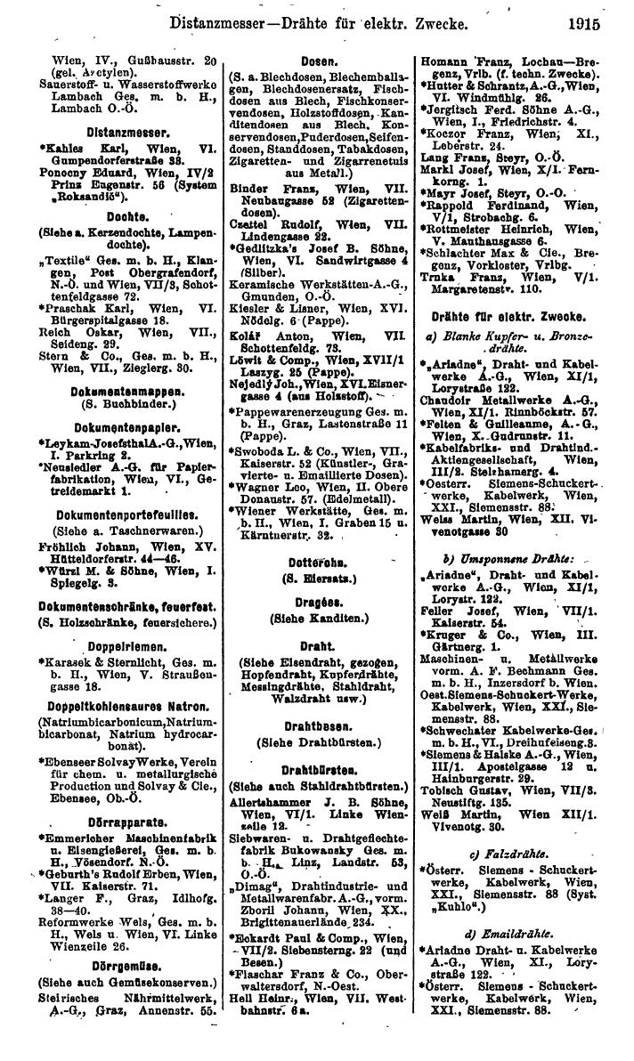 Compass. Finanzielles Jahrbuch 1925, Band IV: Österreich. - Page 2098