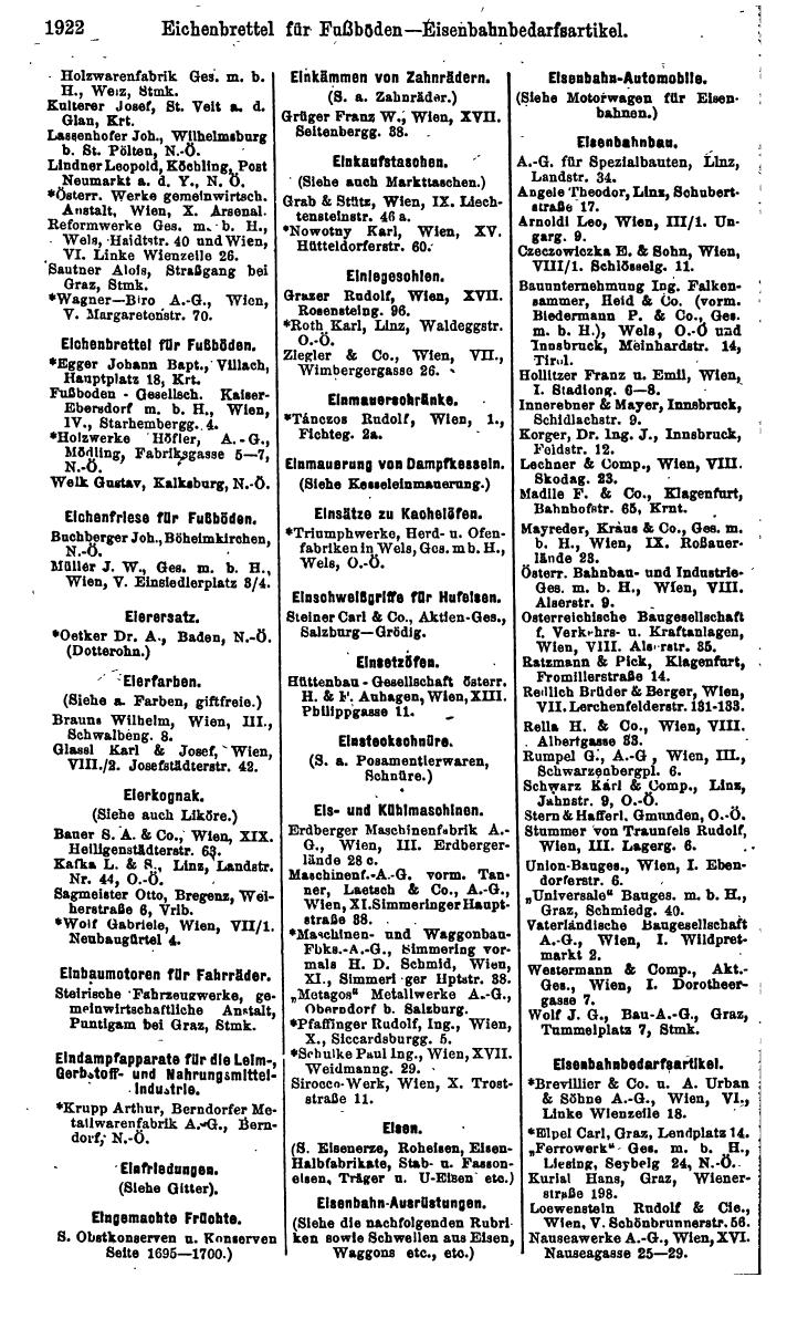 Compass. Finanzielles Jahrbuch 1925, Band IV: Österreich. - Seite 2105