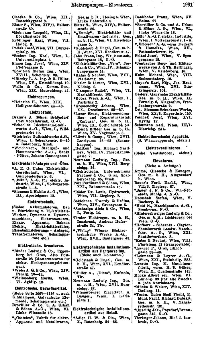Compass. Finanzielles Jahrbuch 1925, Band IV: Österreich. - Page 2114
