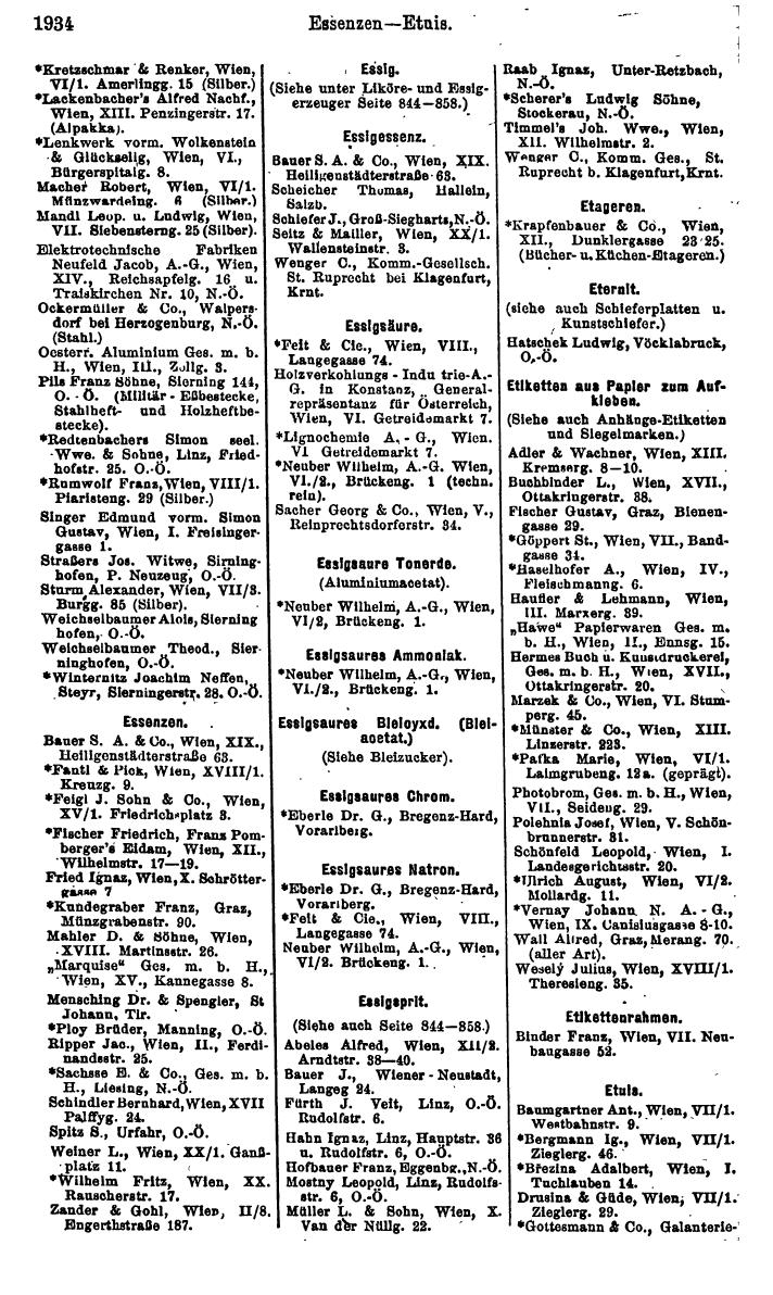 Compass. Finanzielles Jahrbuch 1925, Band IV: Österreich. - Page 2117