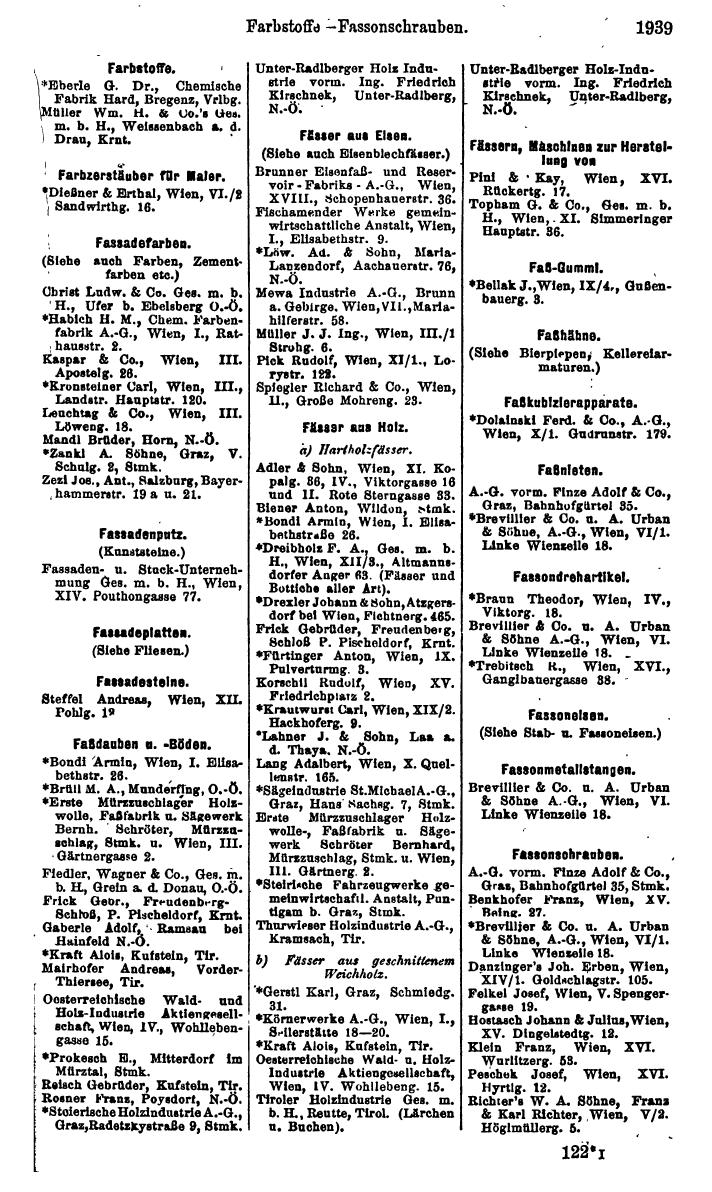 Compass. Finanzielles Jahrbuch 1925, Band IV: Österreich. - Page 2122