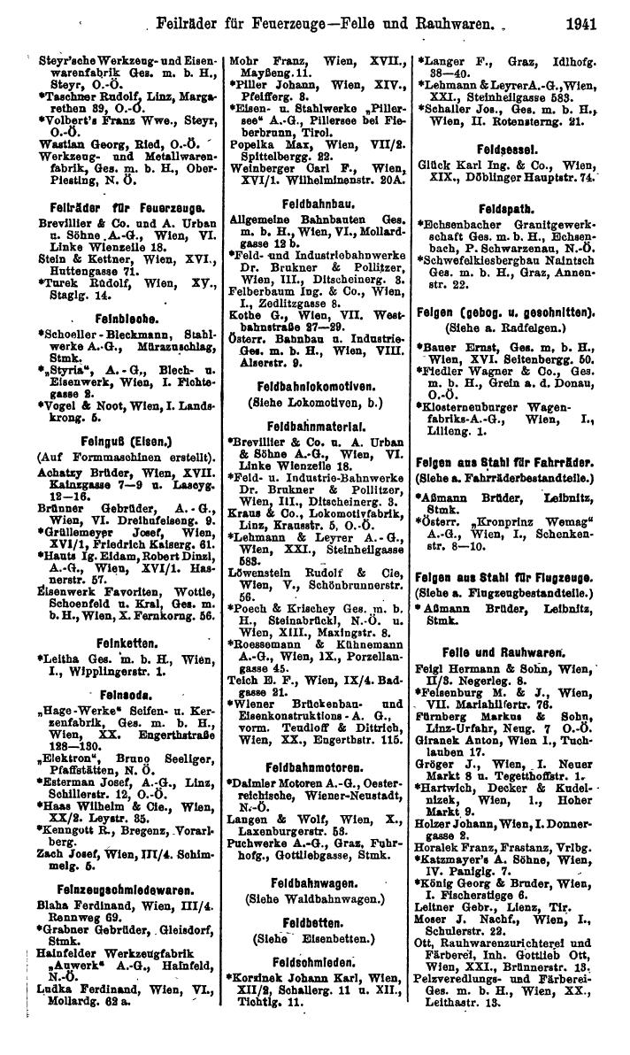 Compass. Finanzielles Jahrbuch 1925, Band IV: Österreich. - Page 2124