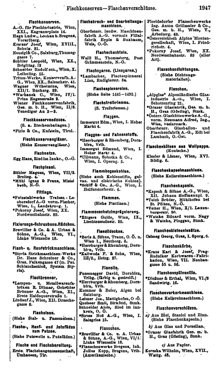 Compass. Finanzielles Jahrbuch 1925, Band IV: Österreich. - Page 2130