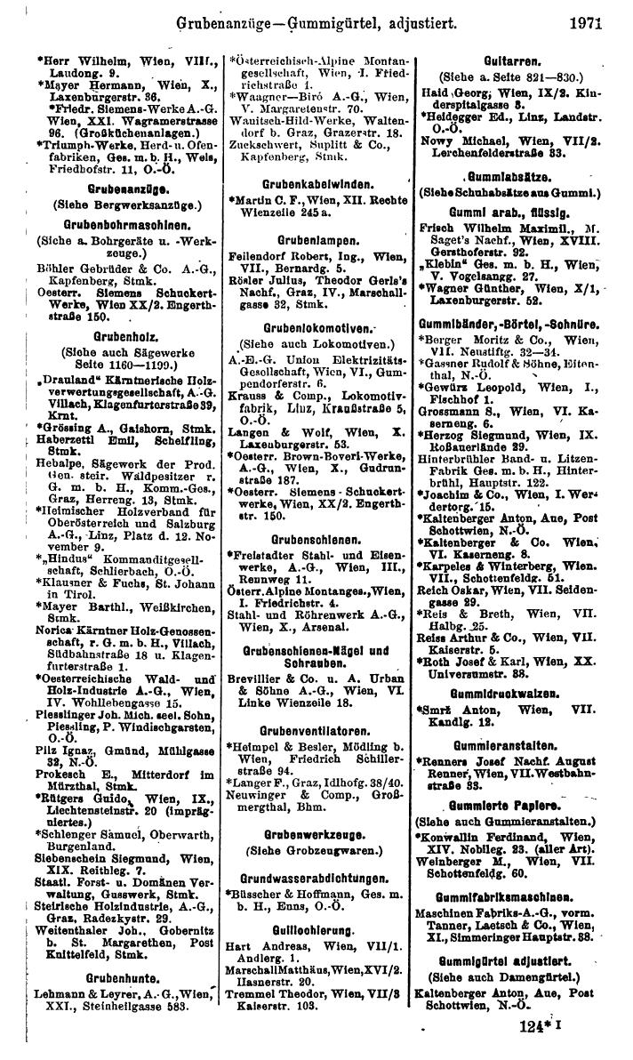 Compass. Finanzielles Jahrbuch 1925, Band IV: Österreich. - Page 2154