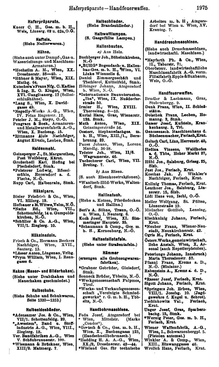 Compass. Finanzielles Jahrbuch 1925, Band IV: Österreich. - Page 2158