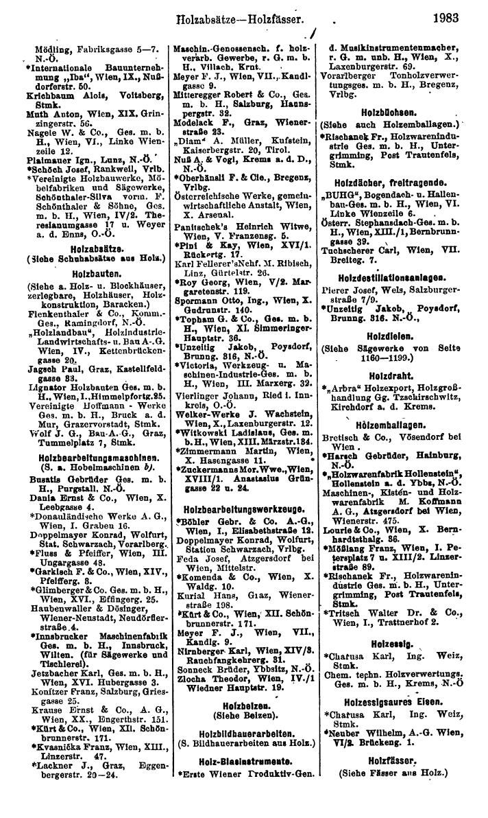 Compass. Finanzielles Jahrbuch 1925, Band IV: Österreich. - Page 2166