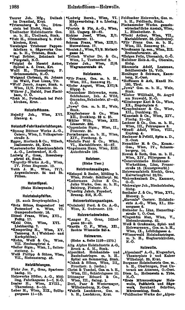 Compass. Finanzielles Jahrbuch 1925, Band IV: Österreich. - Seite 2171