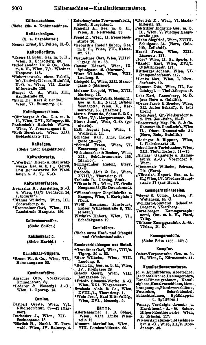 Compass. Finanzielles Jahrbuch 1925, Band IV: Österreich. - Page 2183
