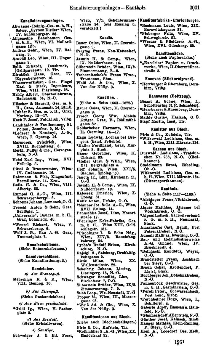 Compass. Finanzielles Jahrbuch 1925, Band IV: Österreich. - Seite 2184