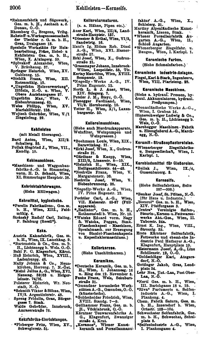 Compass. Finanzielles Jahrbuch 1925, Band IV: Österreich. - Page 2189