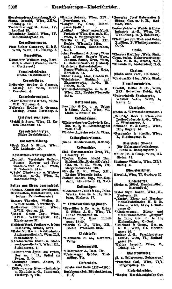 Compass. Finanzielles Jahrbuch 1925, Band IV: Österreich. - Seite 2191