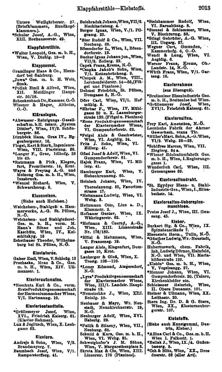 Compass. Finanzielles Jahrbuch 1925, Band IV: Österreich. - Page 2196