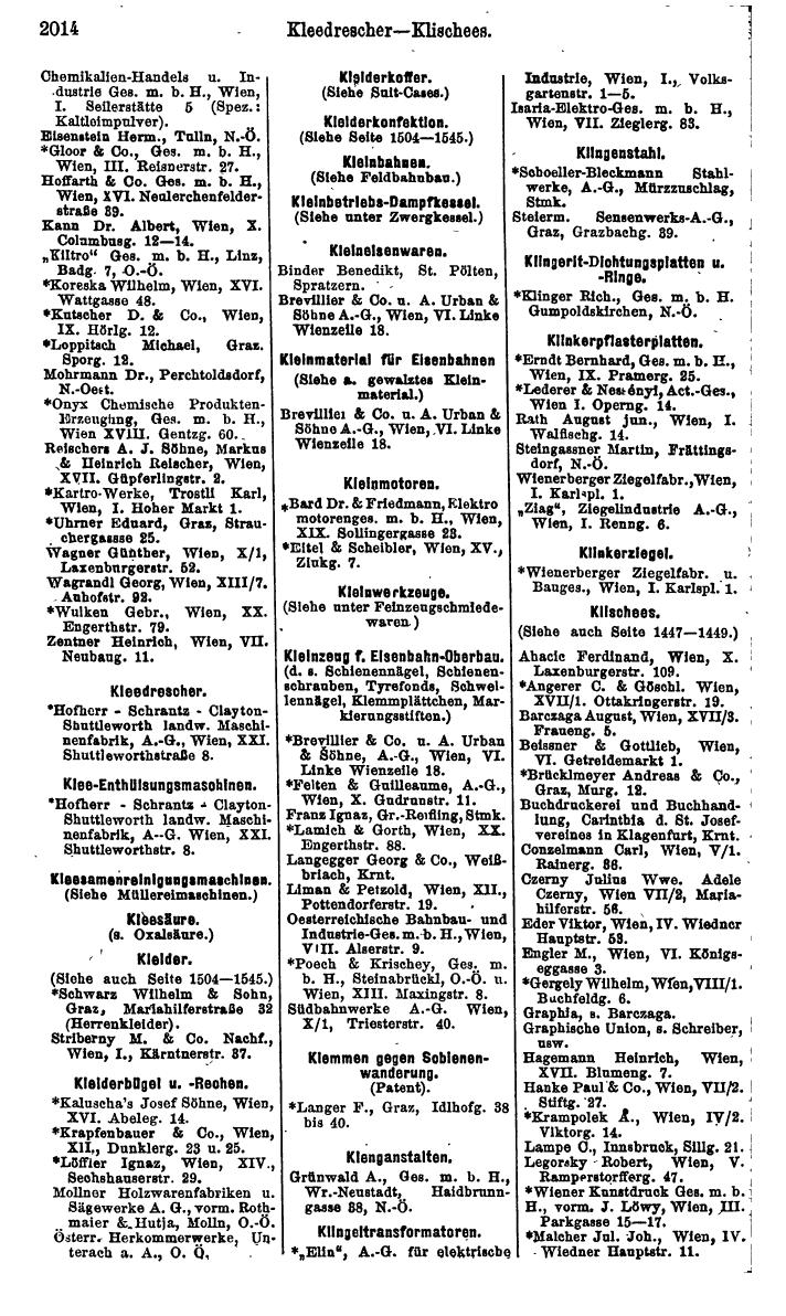 Compass. Finanzielles Jahrbuch 1925, Band IV: Österreich. - Page 2197