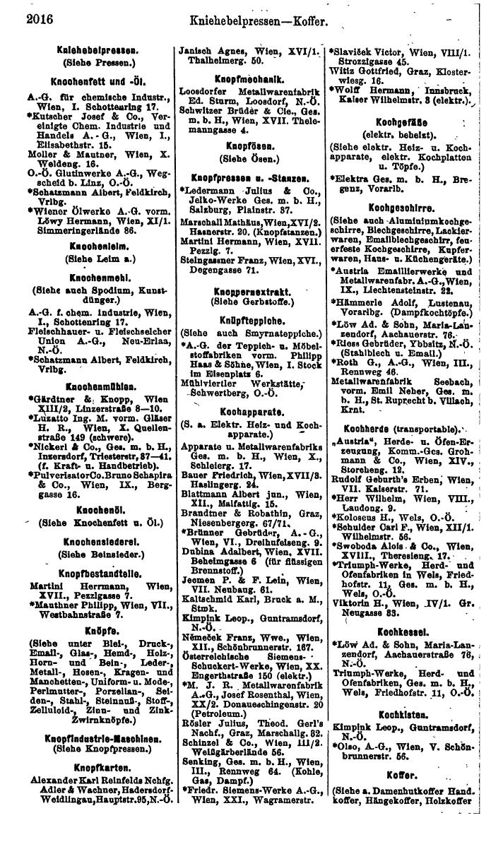 Compass. Finanzielles Jahrbuch 1925, Band IV: Österreich. - Page 2199