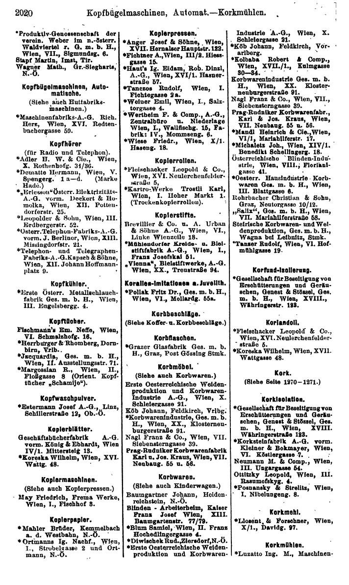Compass. Finanzielles Jahrbuch 1925, Band IV: Österreich. - Page 2203