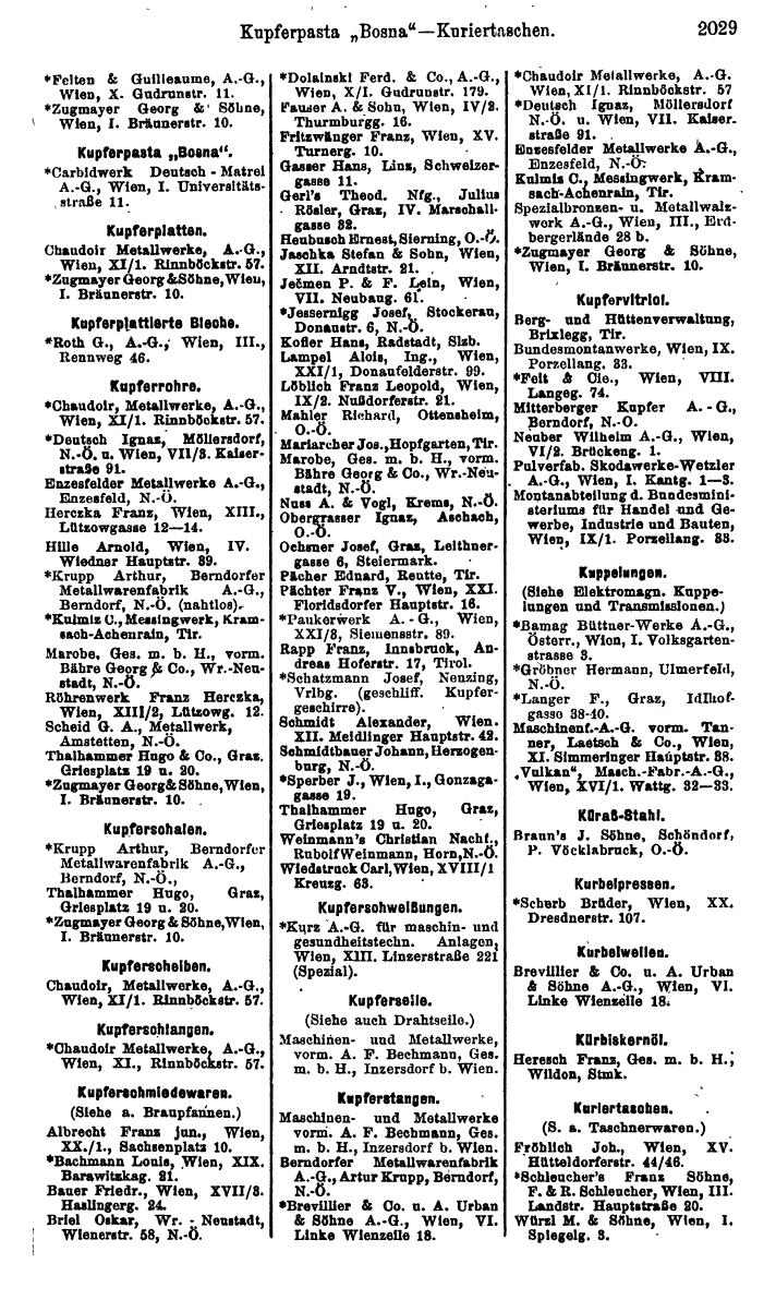 Compass. Finanzielles Jahrbuch 1925, Band IV: Österreich. - Page 2212