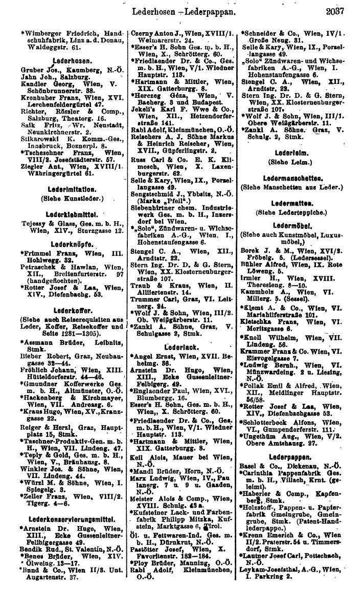 Compass. Finanzielles Jahrbuch 1925, Band IV: Österreich. - Page 2220