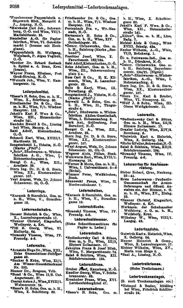 Compass. Finanzielles Jahrbuch 1925, Band IV: Österreich. - Seite 2221