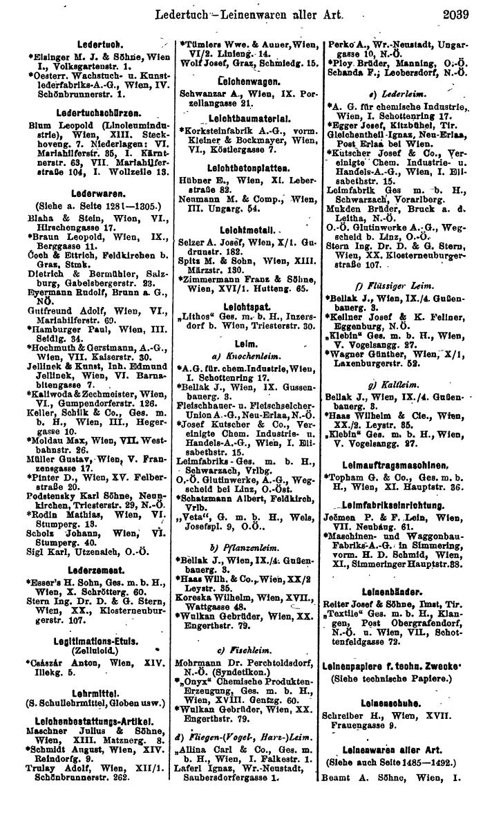 Compass. Finanzielles Jahrbuch 1925, Band IV: Österreich. - Page 2222
