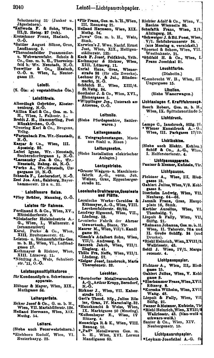 Compass. Finanzielles Jahrbuch 1925, Band IV: Österreich. - Seite 2223