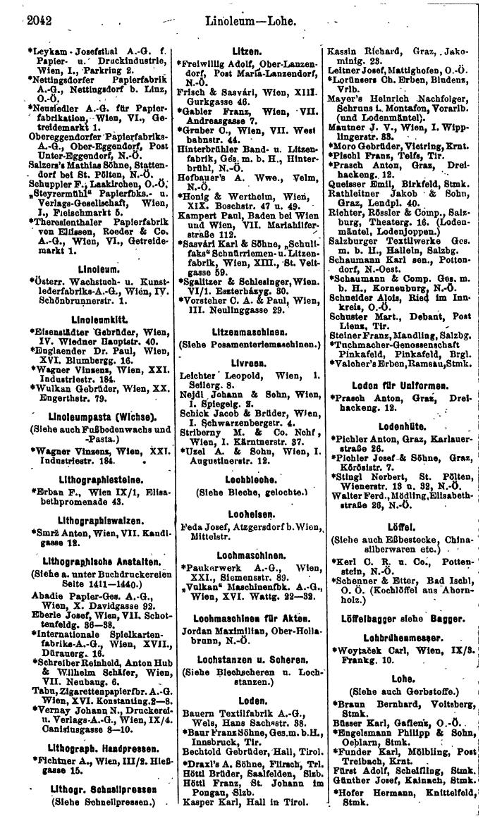 Compass. Finanzielles Jahrbuch 1925, Band IV: Österreich. - Page 2225
