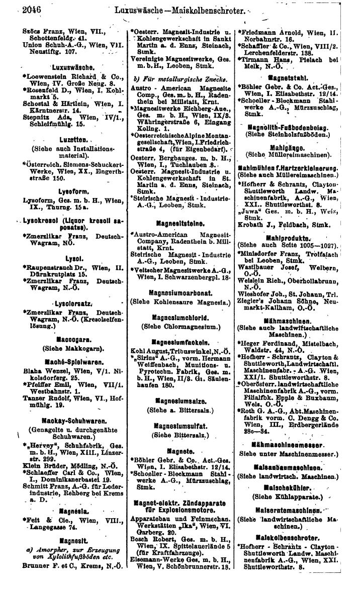 Compass. Finanzielles Jahrbuch 1925, Band IV: Österreich. - Page 2229