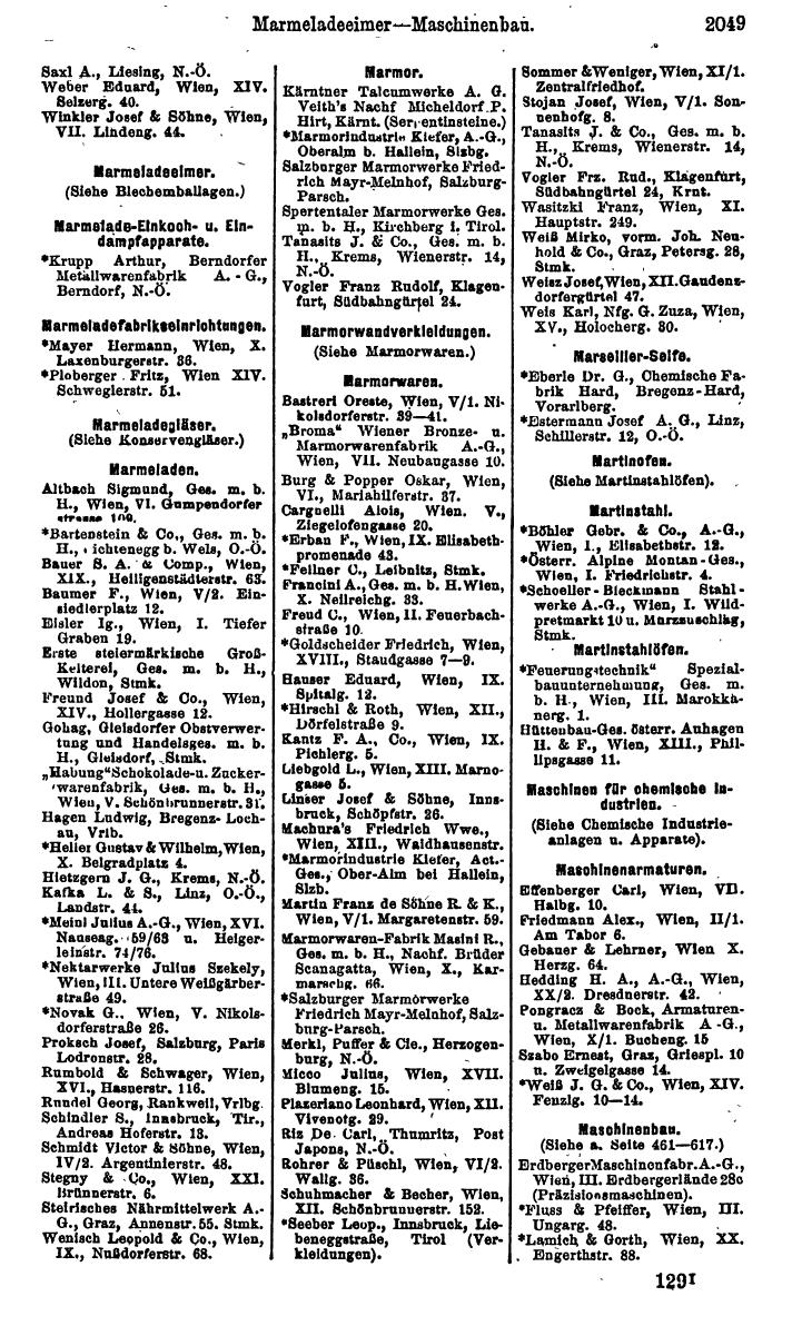 Compass. Finanzielles Jahrbuch 1925, Band IV: Österreich. - Seite 2232