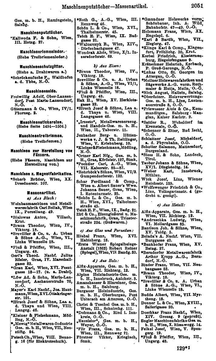 Compass. Finanzielles Jahrbuch 1925, Band IV: Österreich. - Seite 2234