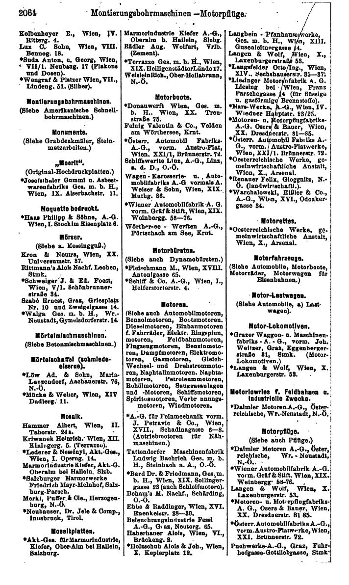 Compass. Finanzielles Jahrbuch 1925, Band IV: Österreich. - Seite 2247