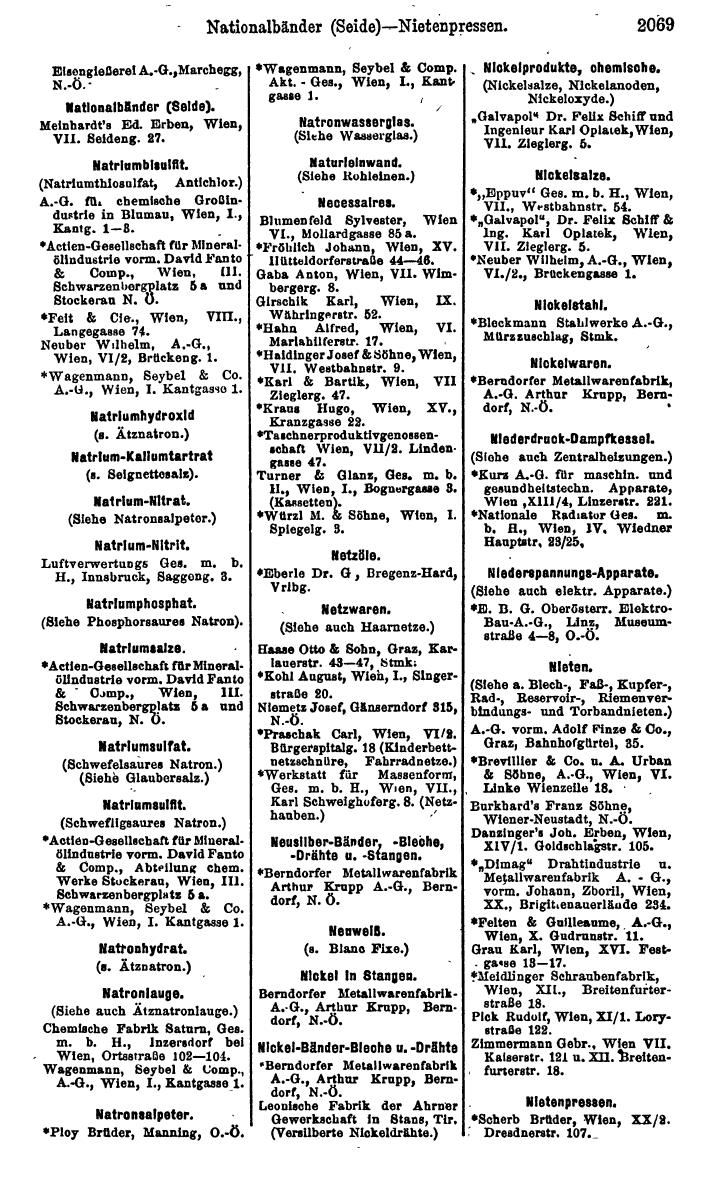 Compass. Finanzielles Jahrbuch 1925, Band IV: Österreich. - Page 2252