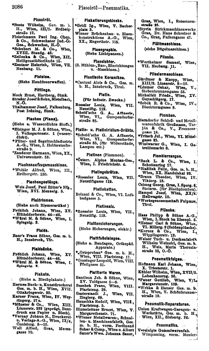 Compass. Finanzielles Jahrbuch 1925, Band IV: Österreich. - Page 2269