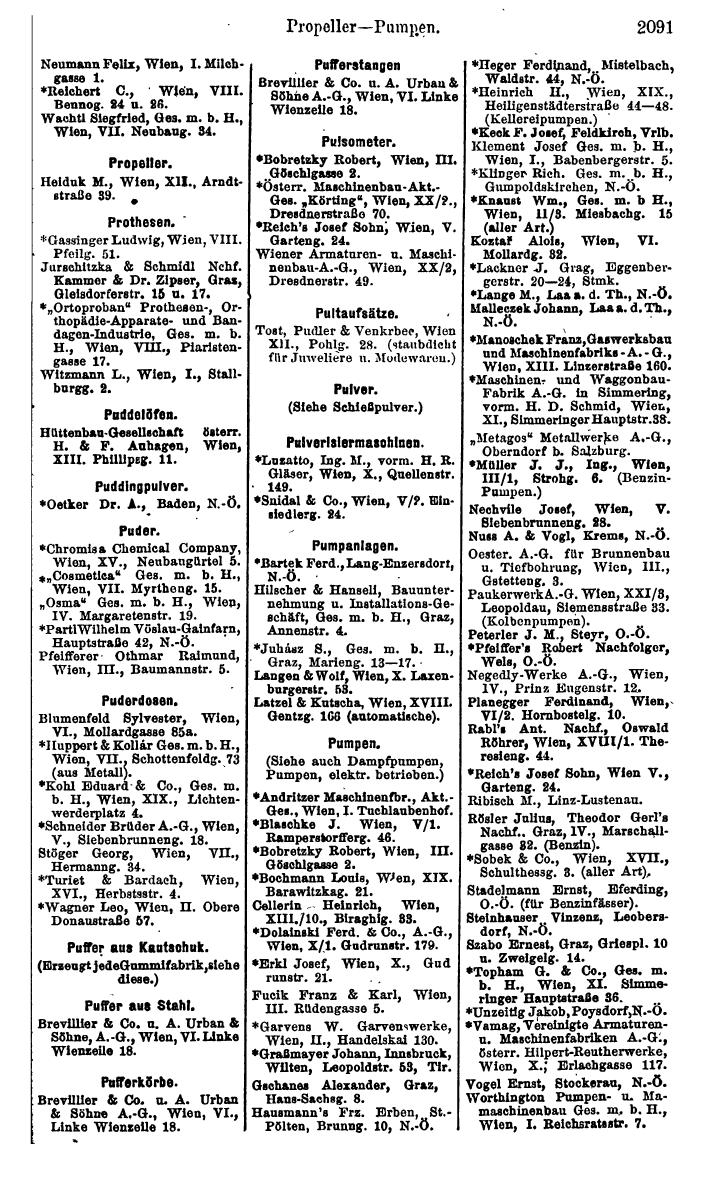 Compass. Finanzielles Jahrbuch 1925, Band IV: Österreich. - Seite 2274