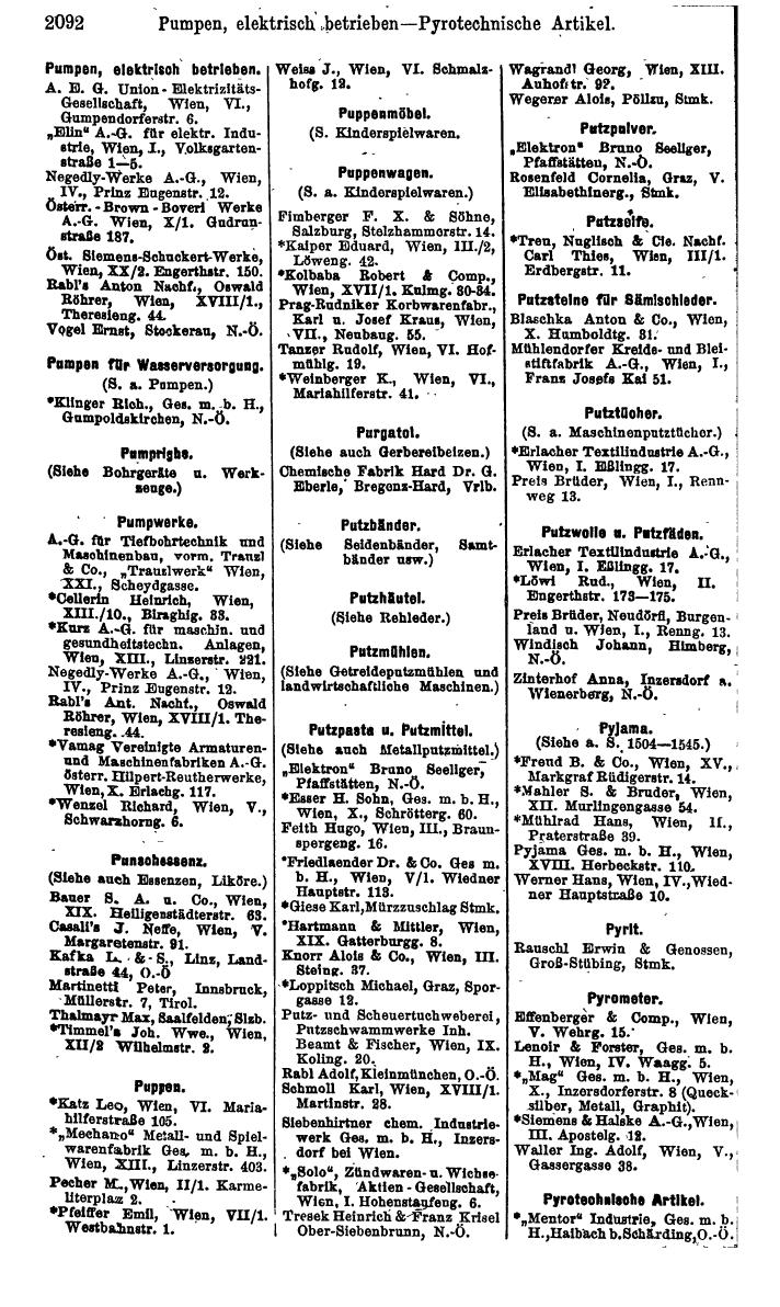 Compass. Finanzielles Jahrbuch 1925, Band IV: Österreich. - Page 2275