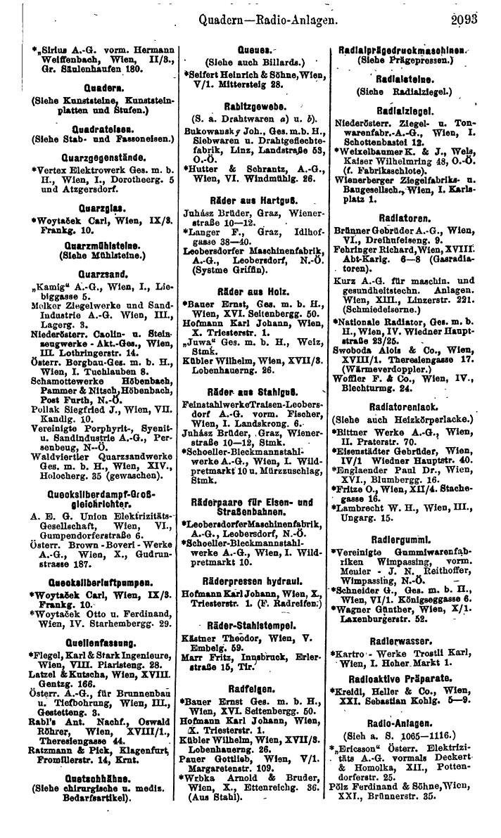 Compass. Finanzielles Jahrbuch 1925, Band IV: Österreich. - Page 2276