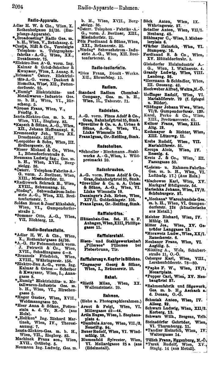 Compass. Finanzielles Jahrbuch 1925, Band IV: Österreich. - Seite 2277