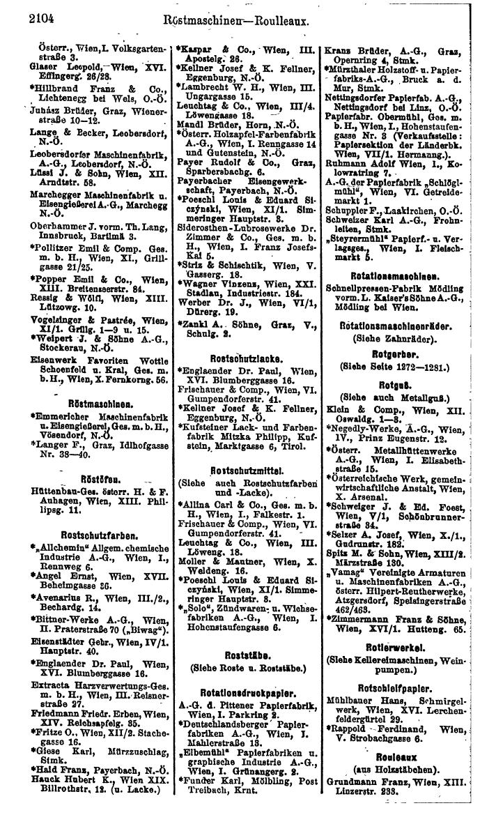 Compass. Finanzielles Jahrbuch 1925, Band IV: Österreich. - Page 2287