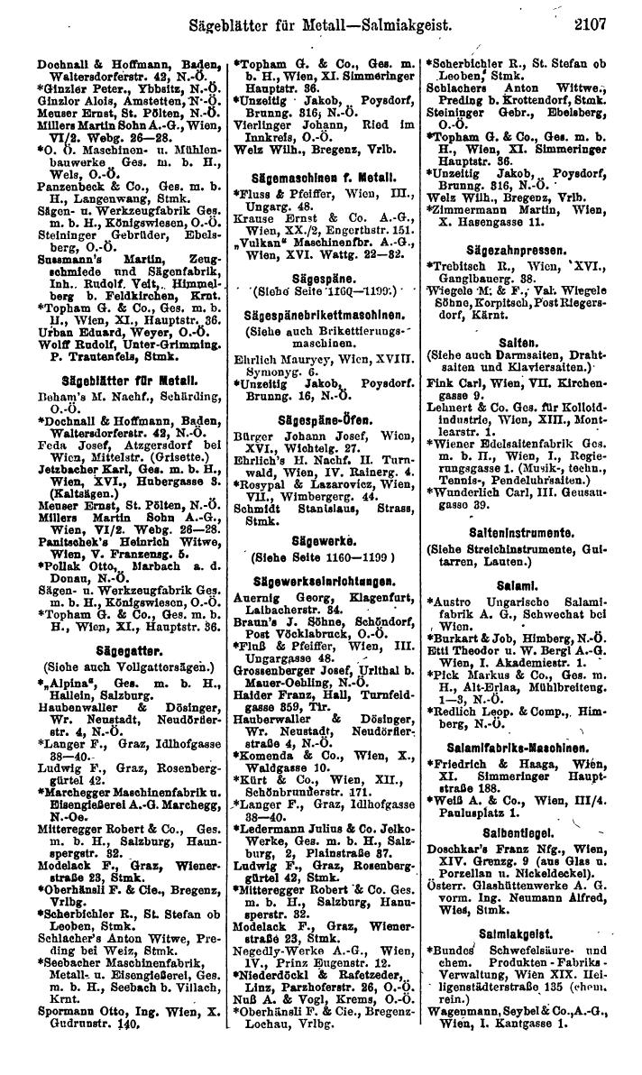 Compass. Finanzielles Jahrbuch 1925, Band IV: Österreich. - Seite 2290