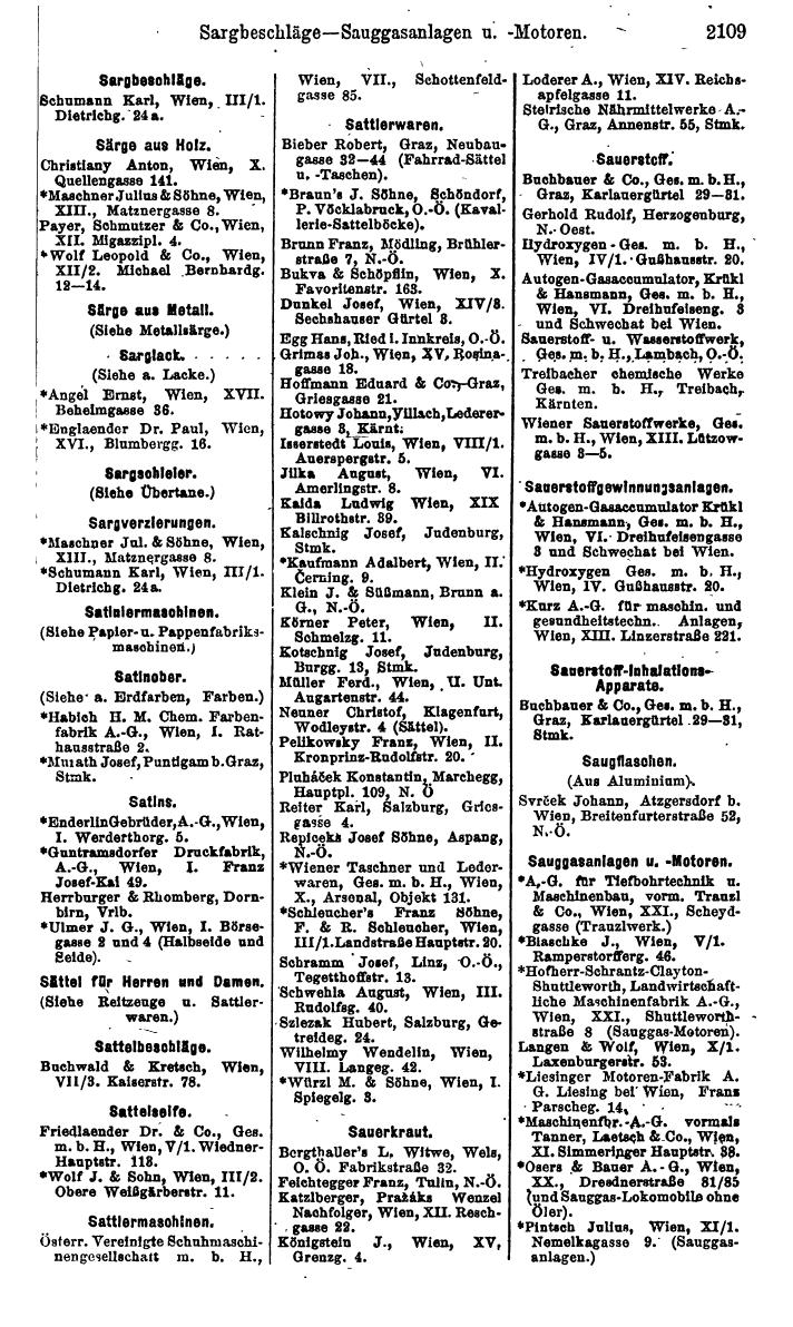 Compass. Finanzielles Jahrbuch 1925, Band IV: Österreich. - Page 2292